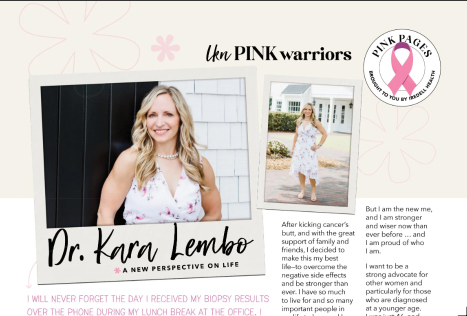 Lake Norman Woman Magazine’s Pink Warriors: FT. Dr. Kara Lembo